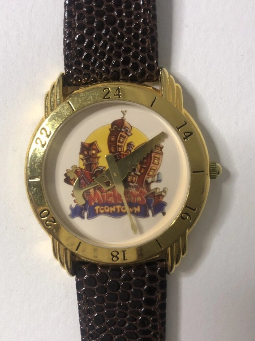 Vtg Disney Cast Member Limited Edition Watch Toontown - WORKS!